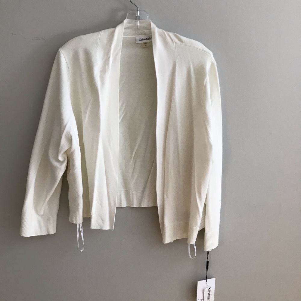NWT Calvin Klein cardigan. Cream color. Size 2x.